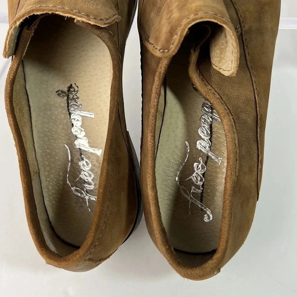 Free People Brady Pointed Toe Slip-On Loafer Size 38.5 - US 8.5 Leather Shooties - Picture 8 of 16